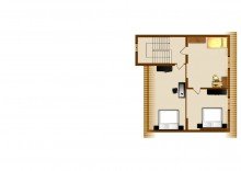 Grundriss DG Ohne K�uferprovision!!! Gepflegtes Reihenhaus mit wundersch�ner Eigent�merwohnung und Mieteinnahme