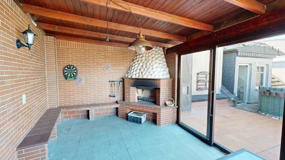 Wintergarten mit Kamin Maisonettewohnung K�then