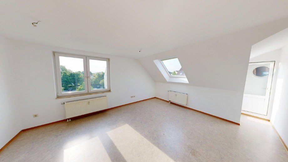Wohnzimmer Dachgeschosswohnung K�then