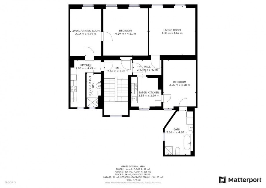 Grundriss 1.OG Mehrfamilienhaus K�then/ Anhalt