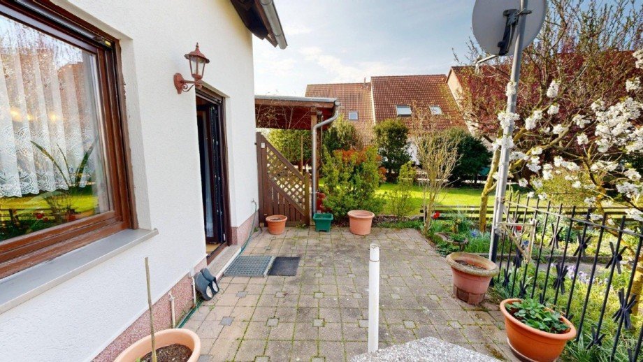 Terrasse Reihenmittelhaus Aken