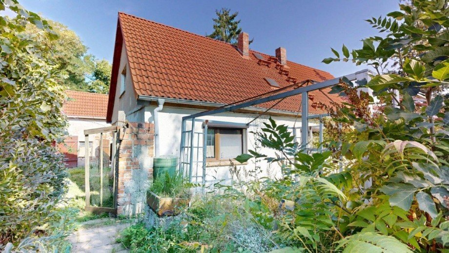 Ansicht vom Garten aus Einfamilienhaus S�dliches Anhalt