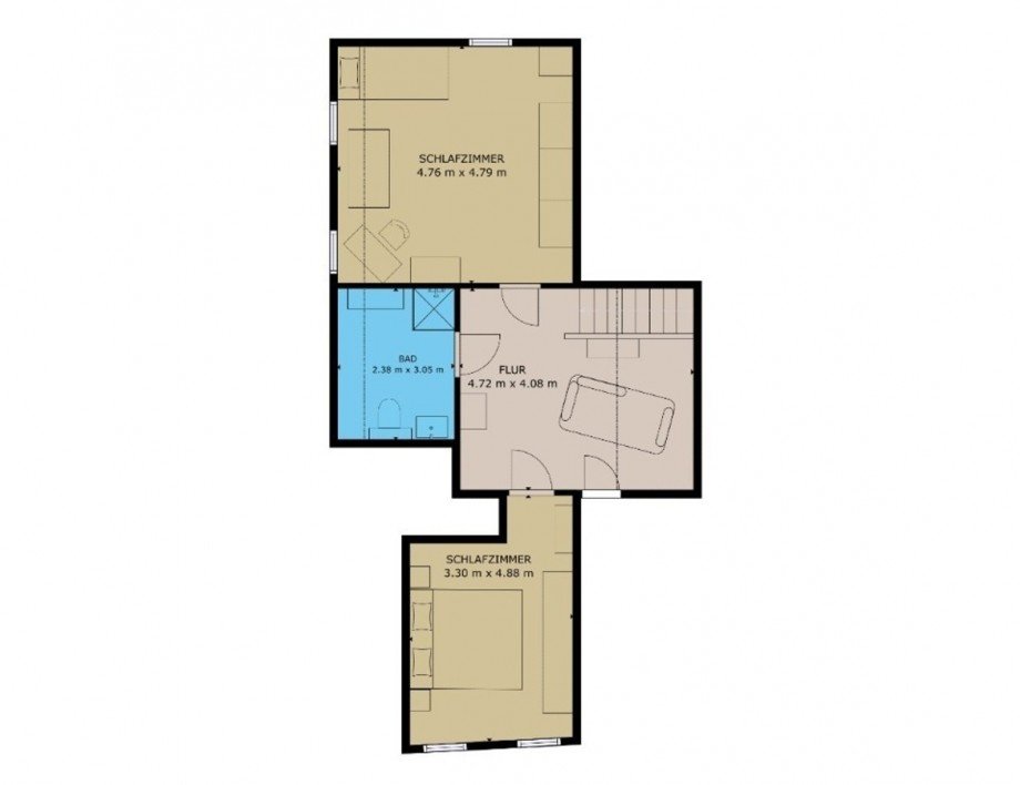 Grundriss DG Einfamilienhaus K�then