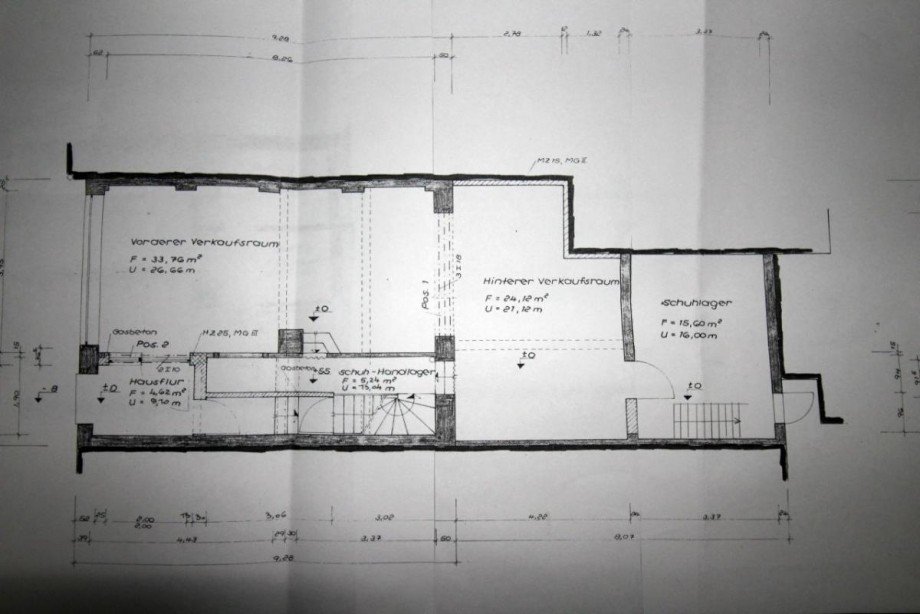 Grundriss EG Ladenlokal K�then (Anhalt)