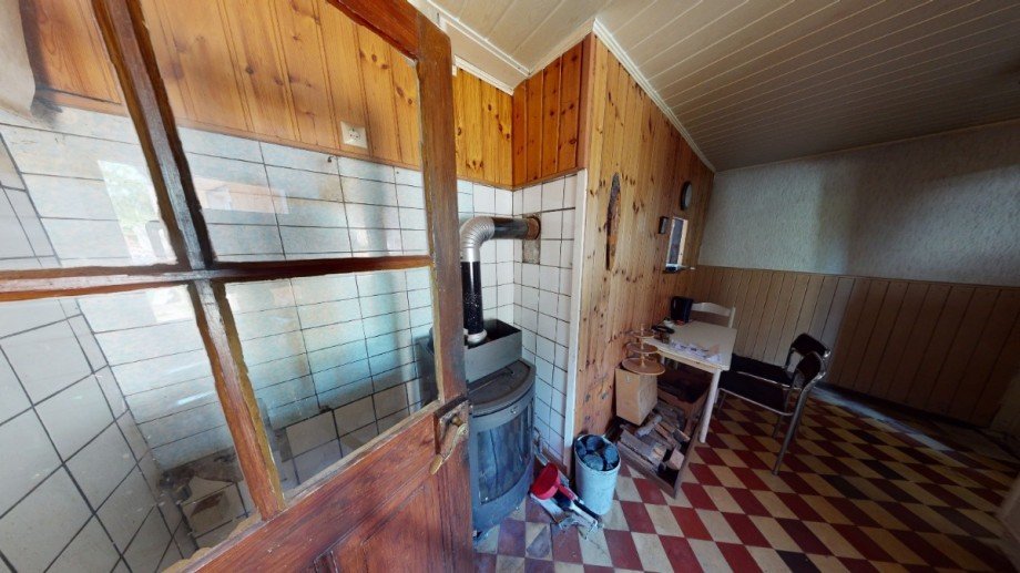 K�che mit Kamin Einfamilienhaus Osternienburger Land