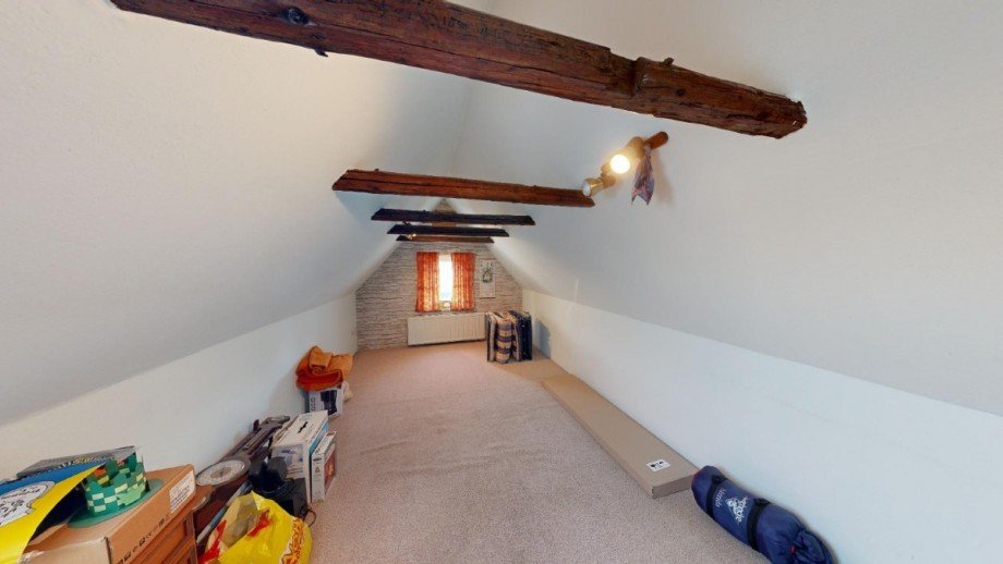 Schlafraum im DG Einfamilienhaus Trinum