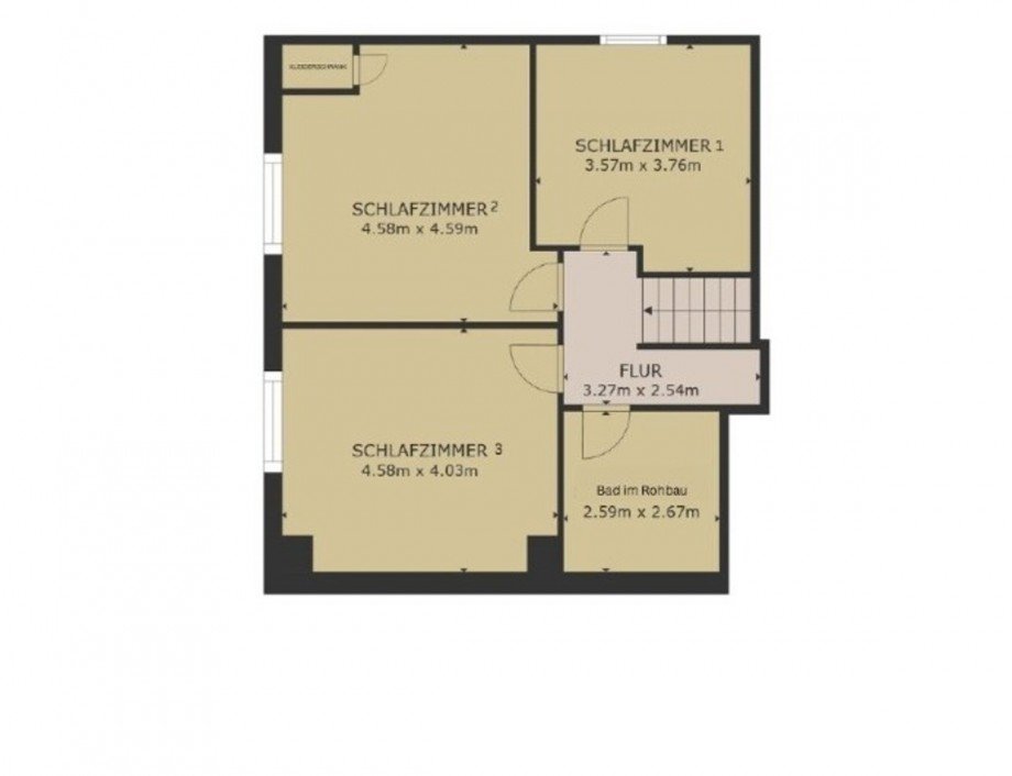 Grundriss DG Einfamilienhaus K�then