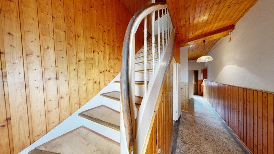 Treppe zum DG Reihenmittelhaus K�then
