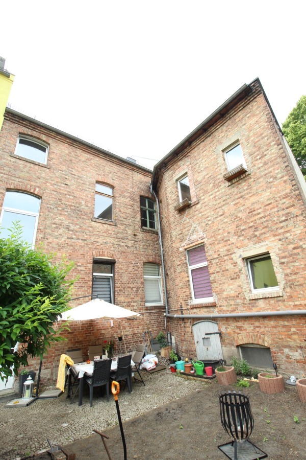 Hinteransicht Reihenmittelhaus K�then