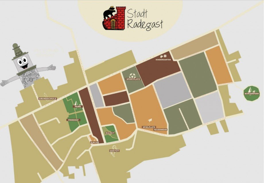 Lageplan Etagenwohnung Radegast