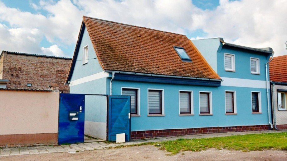 Vorderansicht Wohnhaus Einfamilienhaus K�then