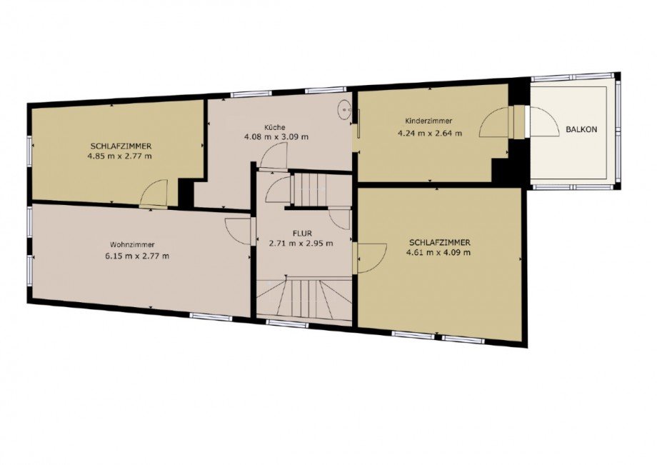 Grundriss OG Einfamilienhaus Gr�ningen