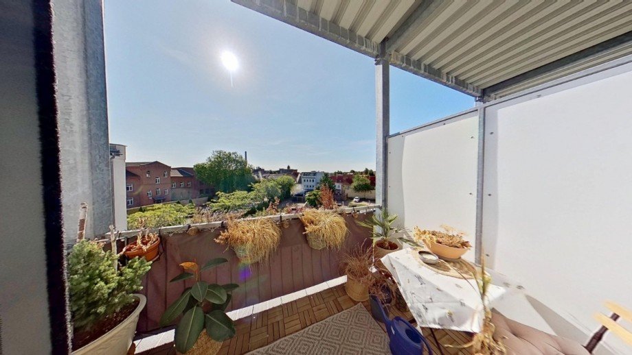 Balkon Etagenwohnung K�then/ Anhalt