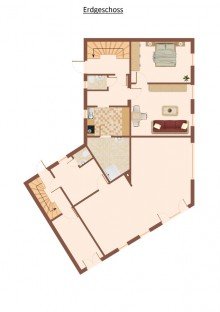 Grundriss Erdgeschoss Ohne K�uferprovision!!! Wohn-und Gesch�ftshaus in zentrumsnaher Lage