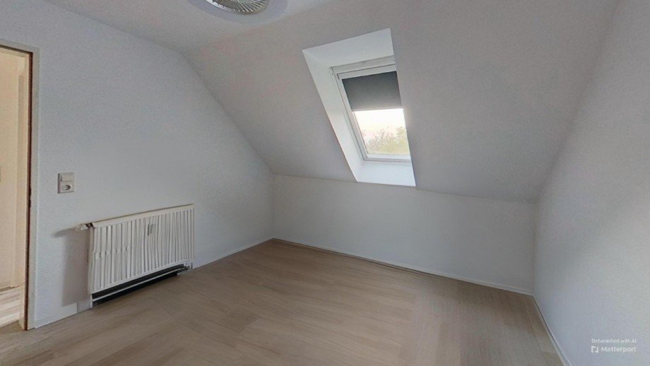 Schlafzimmer ohne M�bel Dachgeschosswohnung K�then