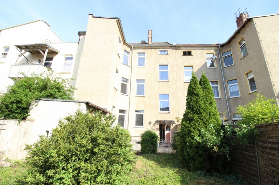 R�ckansicht Zweifamilienhaus K�then