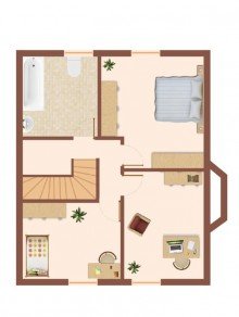 Grundriss DG PROVISIONSFREI!!! Traumhaus in ruhiger Siedlungslage