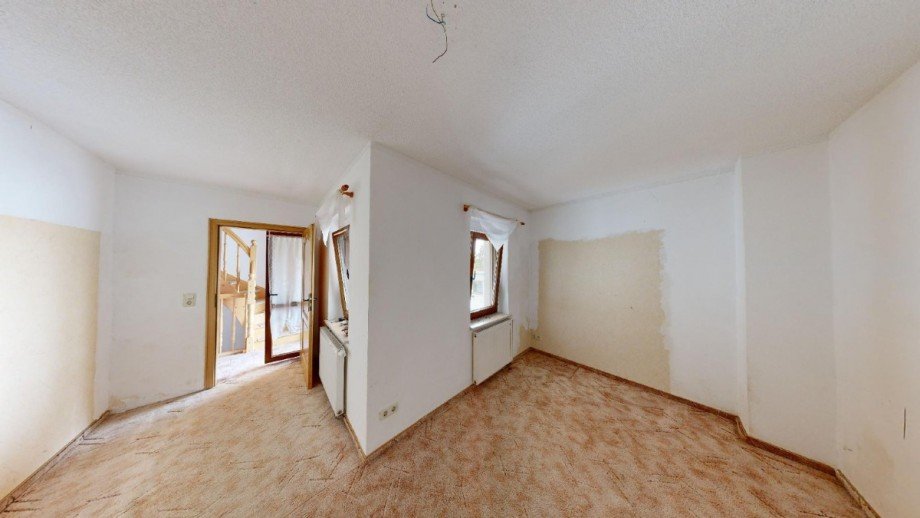 Wohn/Schlafraum im OG Reihenmittelhaus Aken