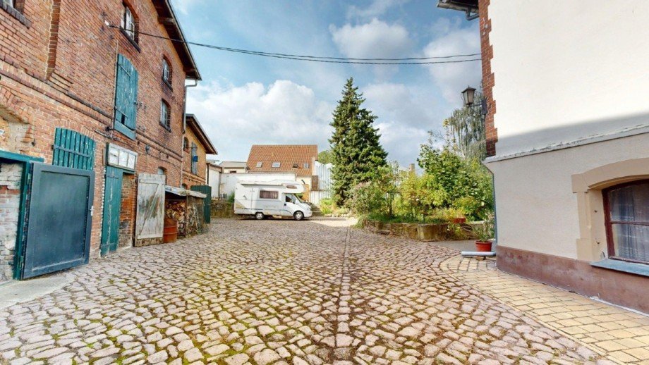 Innenhof Bauernhaus S�dliches Anhalt OT Pfriemsdorf