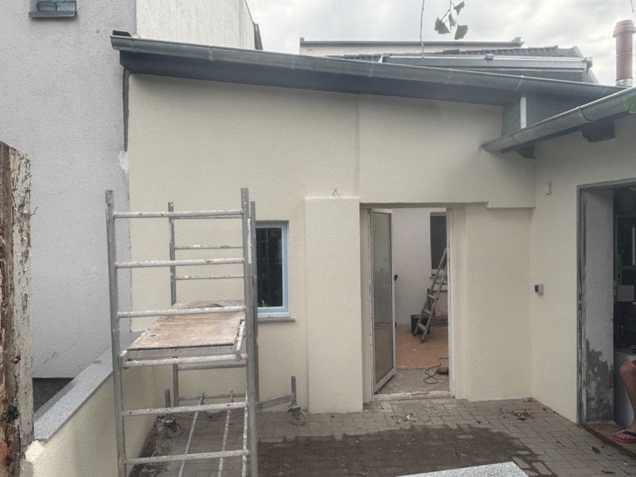 R�ckansicht Reihenhaus K�then