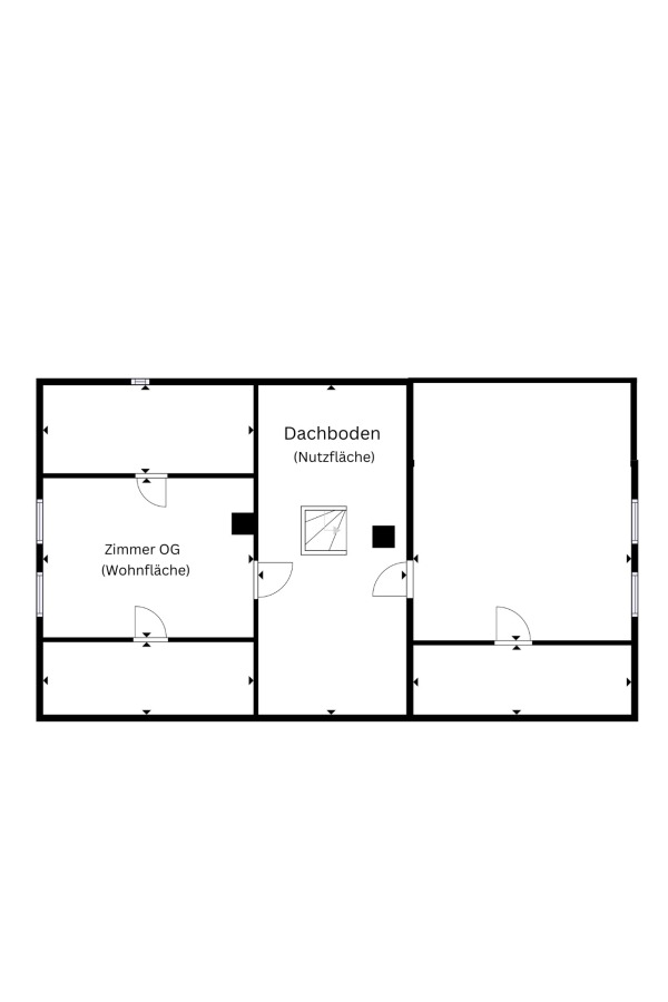 Grundriss OG Einfamilienhaus Gro�badegast