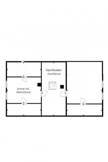 Grundriss OG OHNE K�UFERPROVISION!!! Ger�umiges Einfamilienhaus sucht tatkr�ftige Familie
