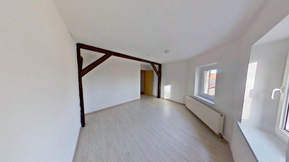 Schlafzimmer Dachgeschosswohnung K�then/ Anhalt